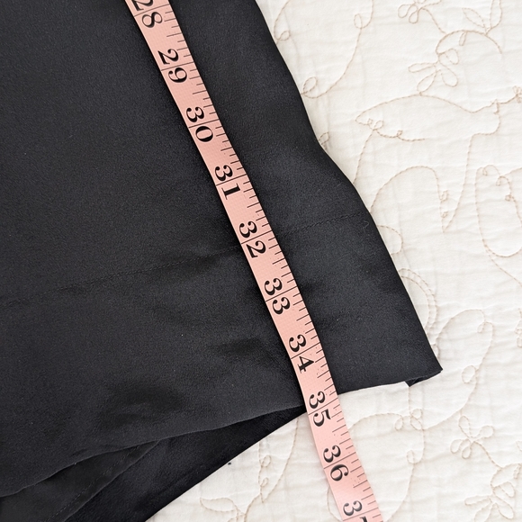 Madewell Black Silk Sleeveless Mini Dress with Tie Back Size Small - Picture 10 of 10